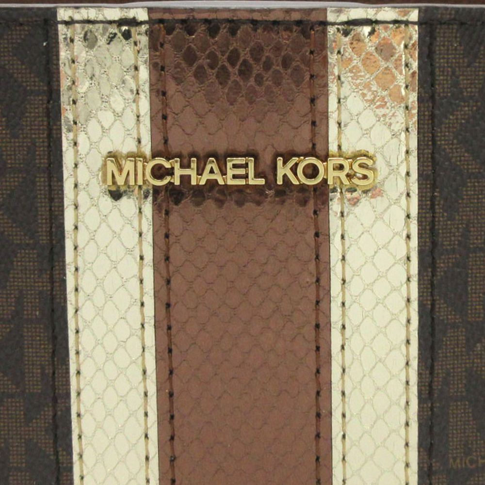 Michael Kors Pratt Medium Bucket Shoulder Bag Tote Brown # 35F4G3FS2B
