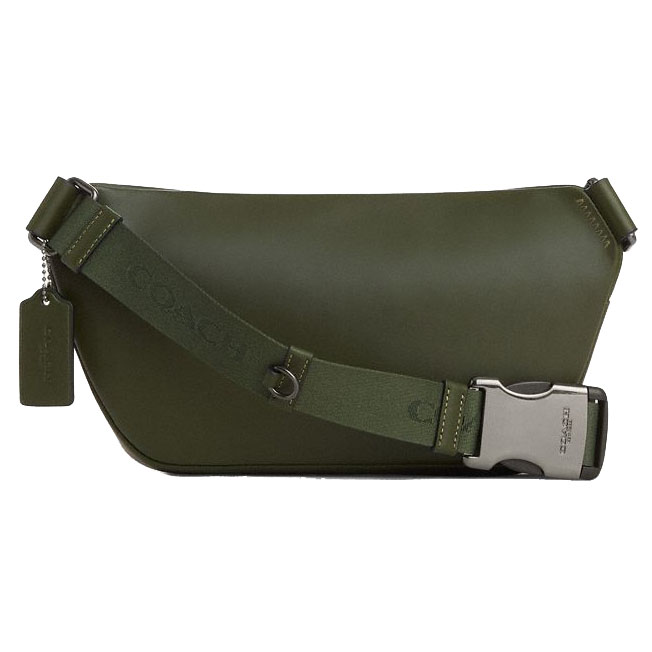 Coach Elias Belt Bag In Signature Camo Print Dark Shamrock Multi # CW314