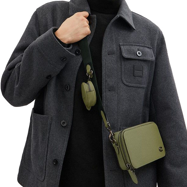 Coach Charter Slim Crossbody Bag Moss # CC070