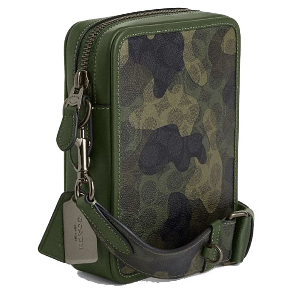 Coach Sullivan Crossbody In Signature Camo Print Dark Shamrock Multi # CW334
