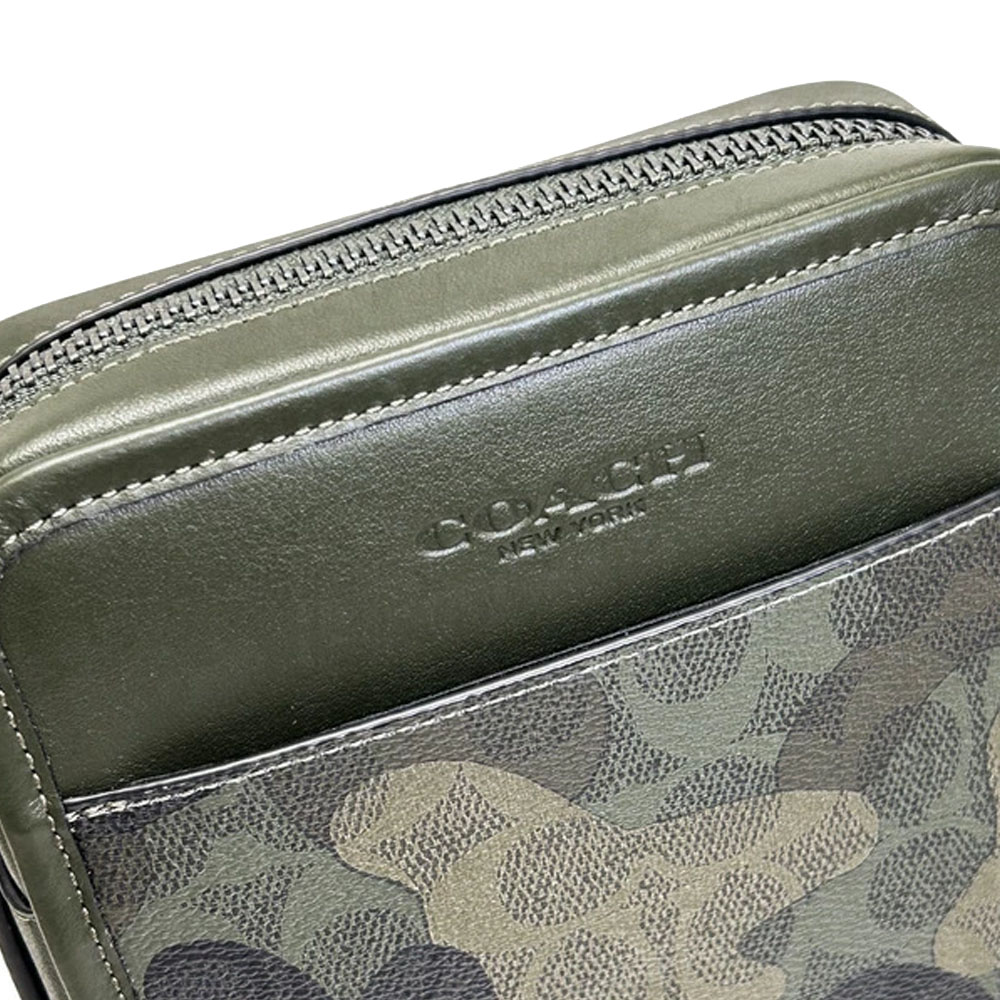 Coach Sullivan Crossbody In Signature Camo Print Dark Shamrock Multi # CW334