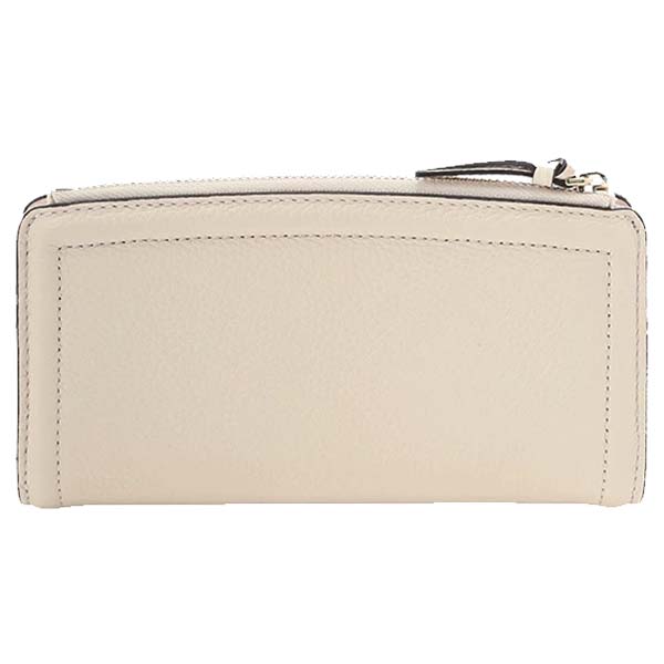 Kate Spade Knott Zip Slim Wallet Milk Glass # K5613