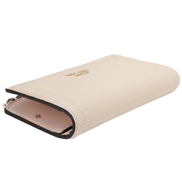 Kate Spade Knott Zip Slim Wallet Milk Glass # K5613