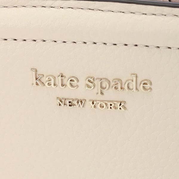 Kate Spade Knott Zip Slim Wallet Milk Glass # K5613