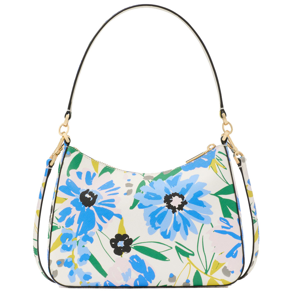 Kate Spade Madison Floral Convertible Shoulder Bag Cream Multi # KL568