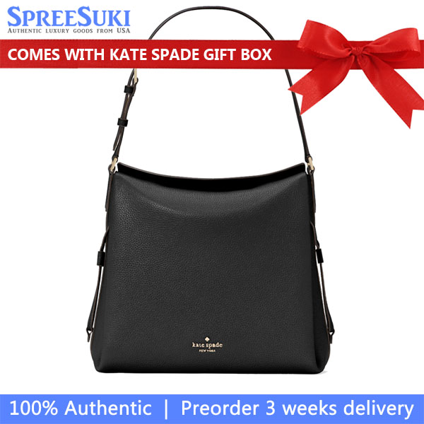 Kate Spade Dumpling Large Shoulder Bag Black # KL013