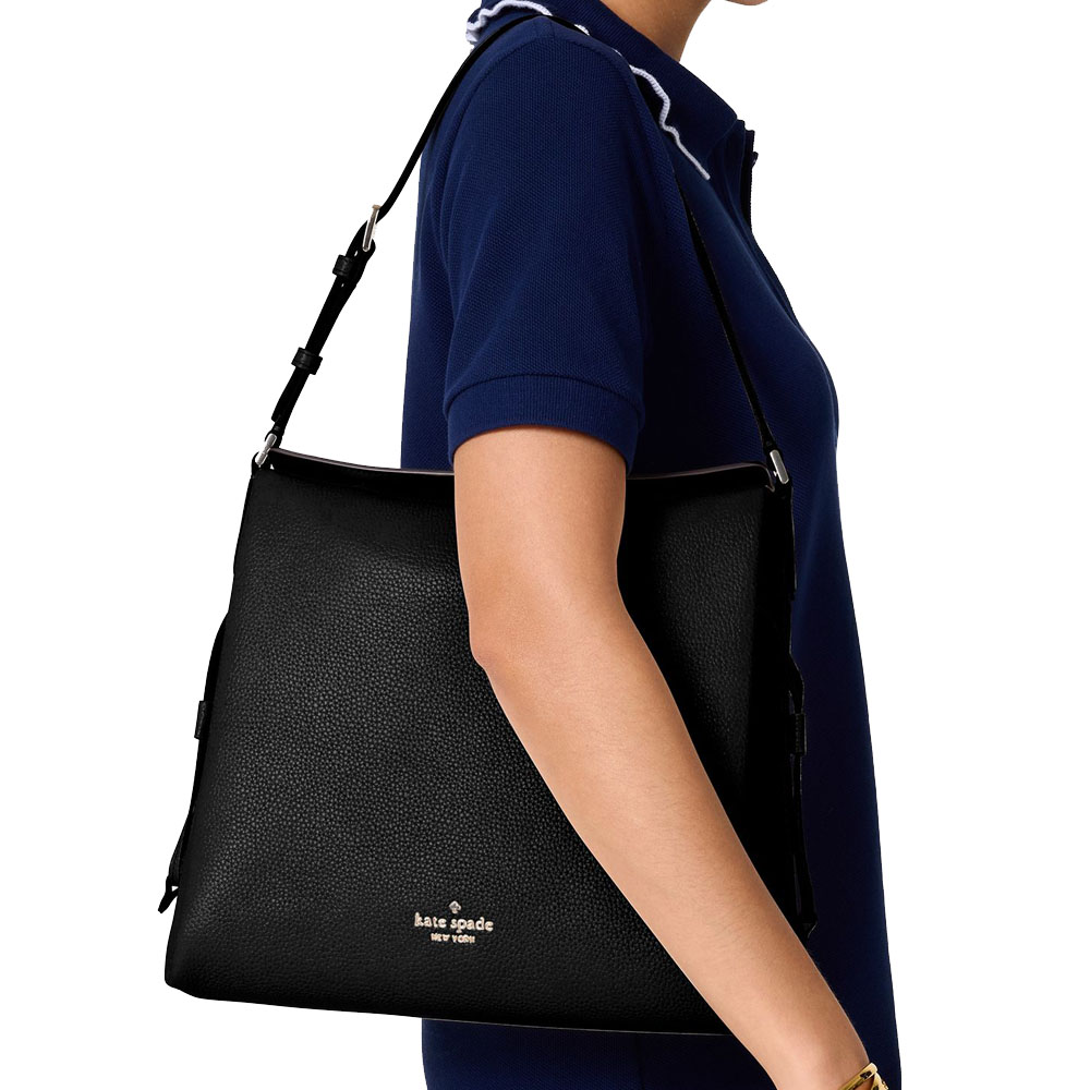 Kate Spade Dumpling Large Shoulder Bag Black # KL013