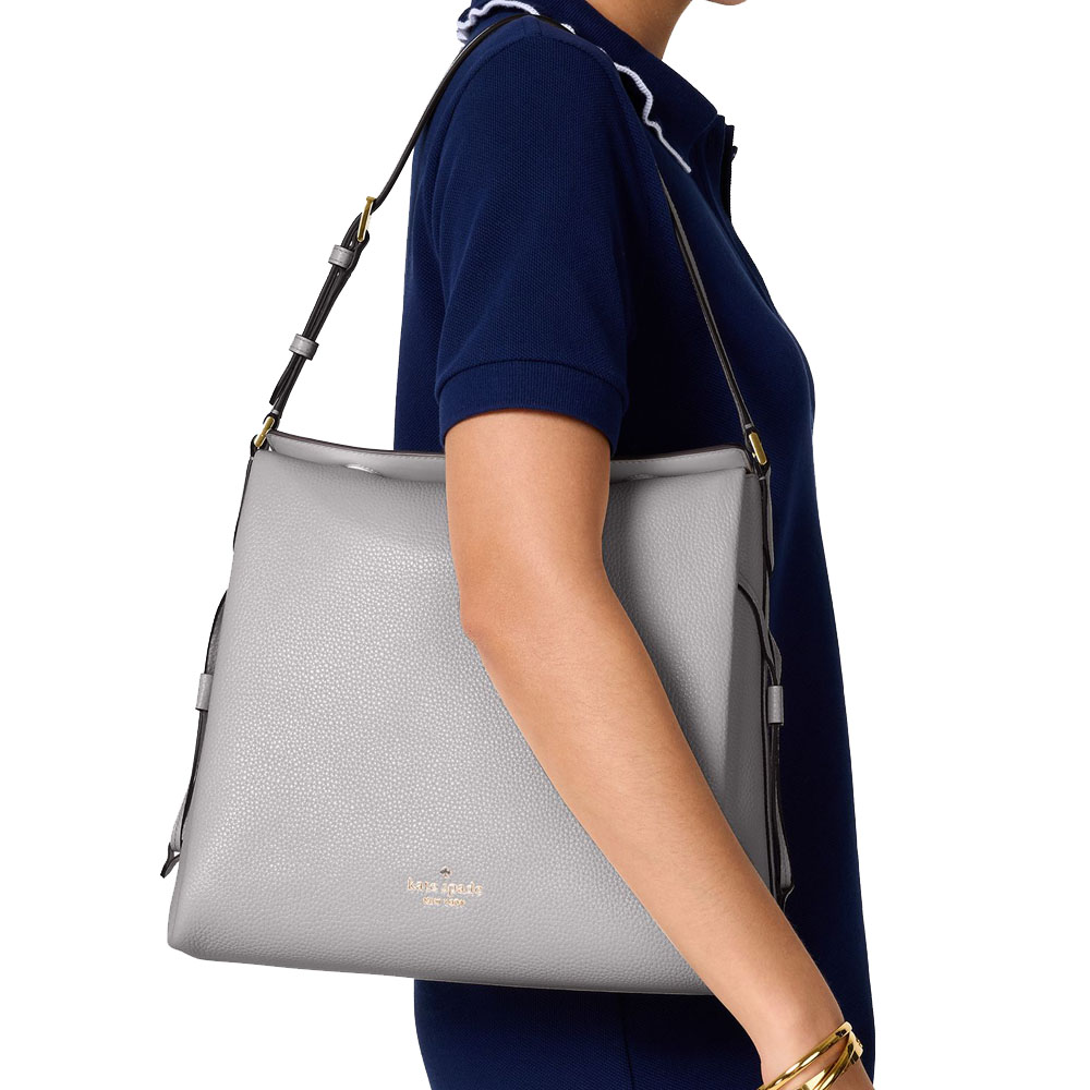 Kate Spade Dumpling Large Shoulder Bag Mountain Grey # KL013