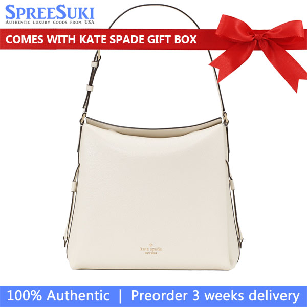 Kate Spade Dumpling Large Shoulder Bag Parchment # KL013