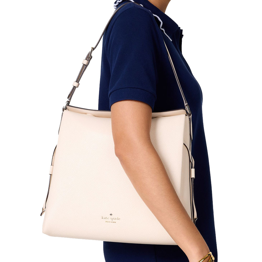 Kate Spade Dumpling Large Shoulder Bag Parchment # KL013