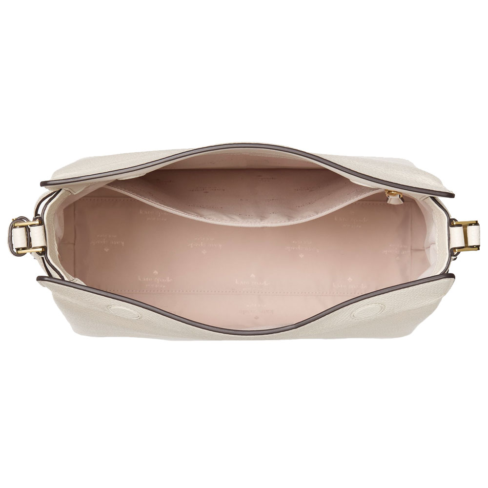 Kate Spade Dumpling Large Shoulder Bag Parchment # KL013