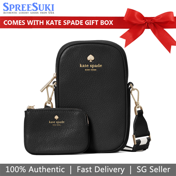 Kate Spade Emma Phone Crossbody Black # KK258