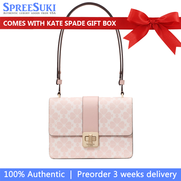 Kate Spade Spade Flower Small Flap Shoulder Bag Rose Smoke Multi # KK999