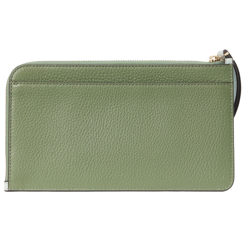 Kate Spade Lucy Medium L-Zip Wristlet Hazy Morning Multi # KK274