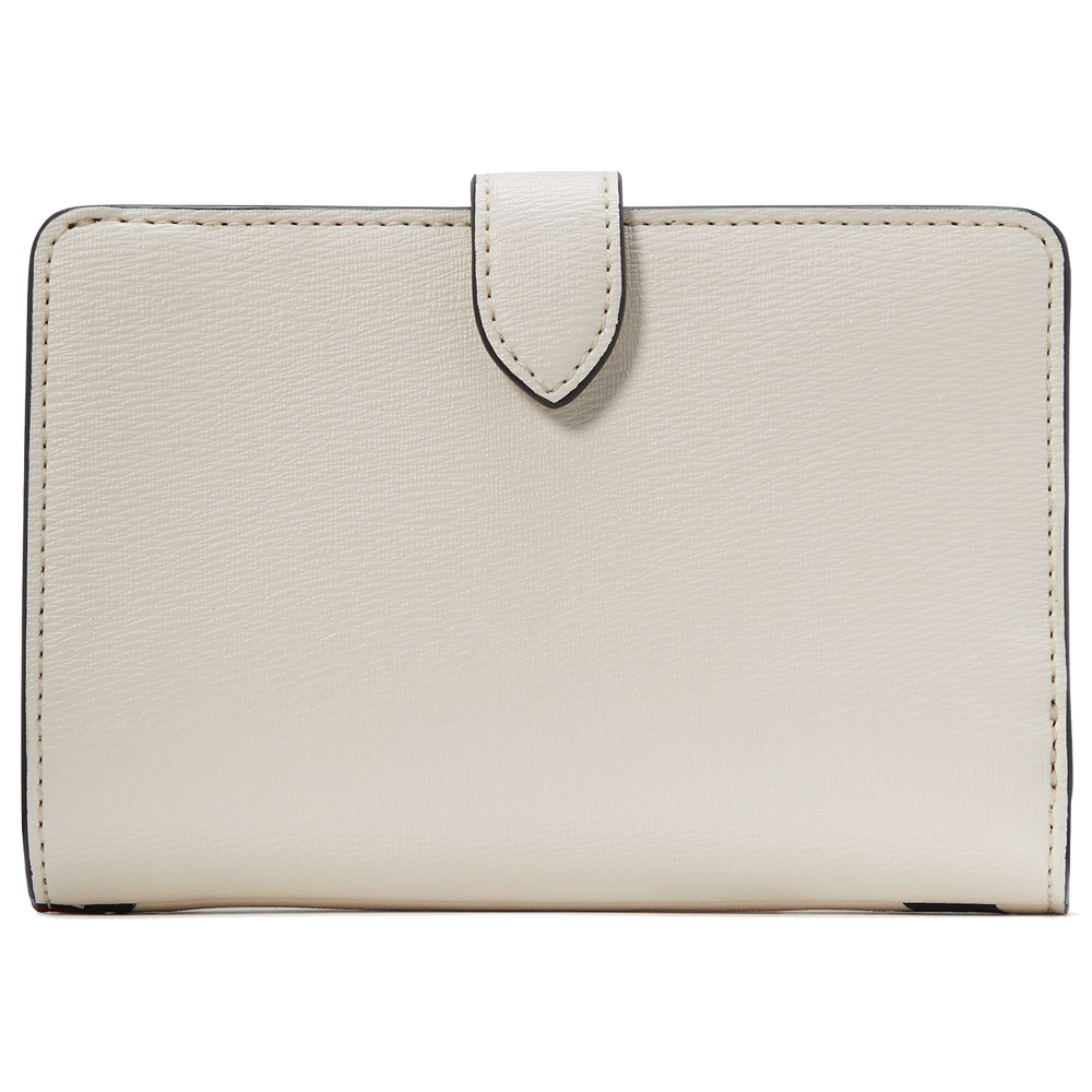 Kate Spade Disney X Kate Spade New York Minnie Medium Compact Bifold Wallet Parchment Multi # KG656