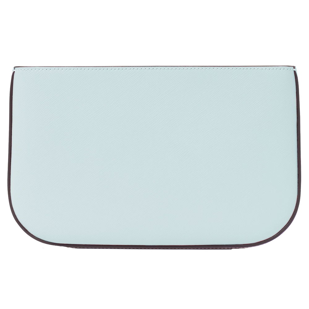 Kate Spade Madison Saffiano Leather Pochette Pouch Blue Glow # KF396