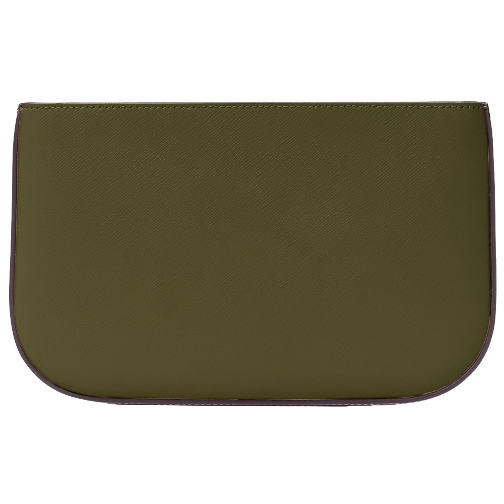 Kate Spade Madison Saffiano Leather Pochette Pouch Seaweed # KF396