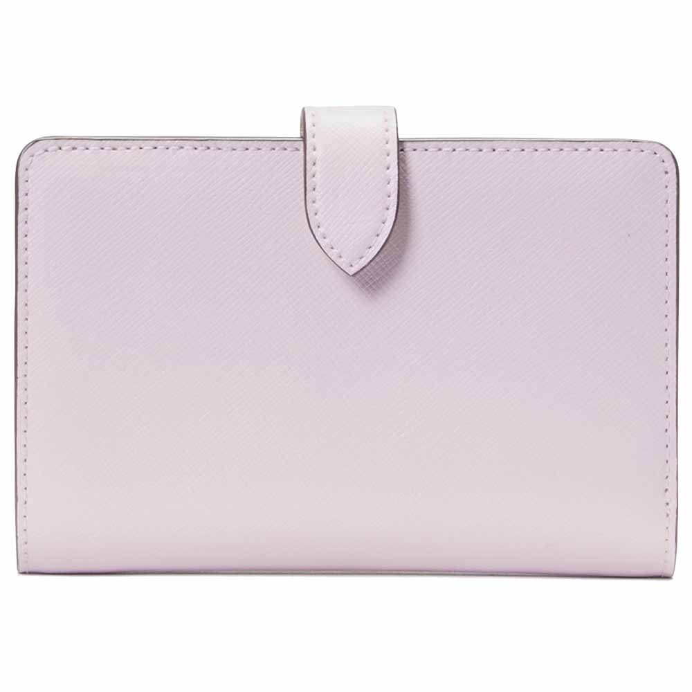 Kate Spade Madison Interior Printed Medium Bifold Wallet Pale Amethyst # KK950
