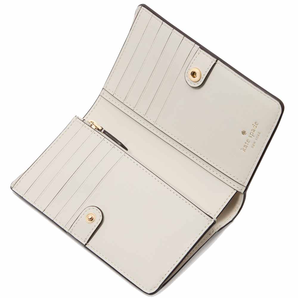 Kate Spade Nyc Big Apple Medium Wallet Meringue Multi # KJ058