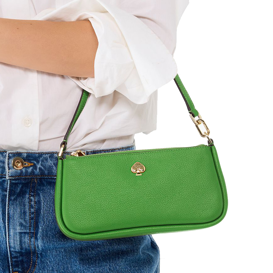 Kate Spade Kayla Convertible Wristlet Ks Green # KK057