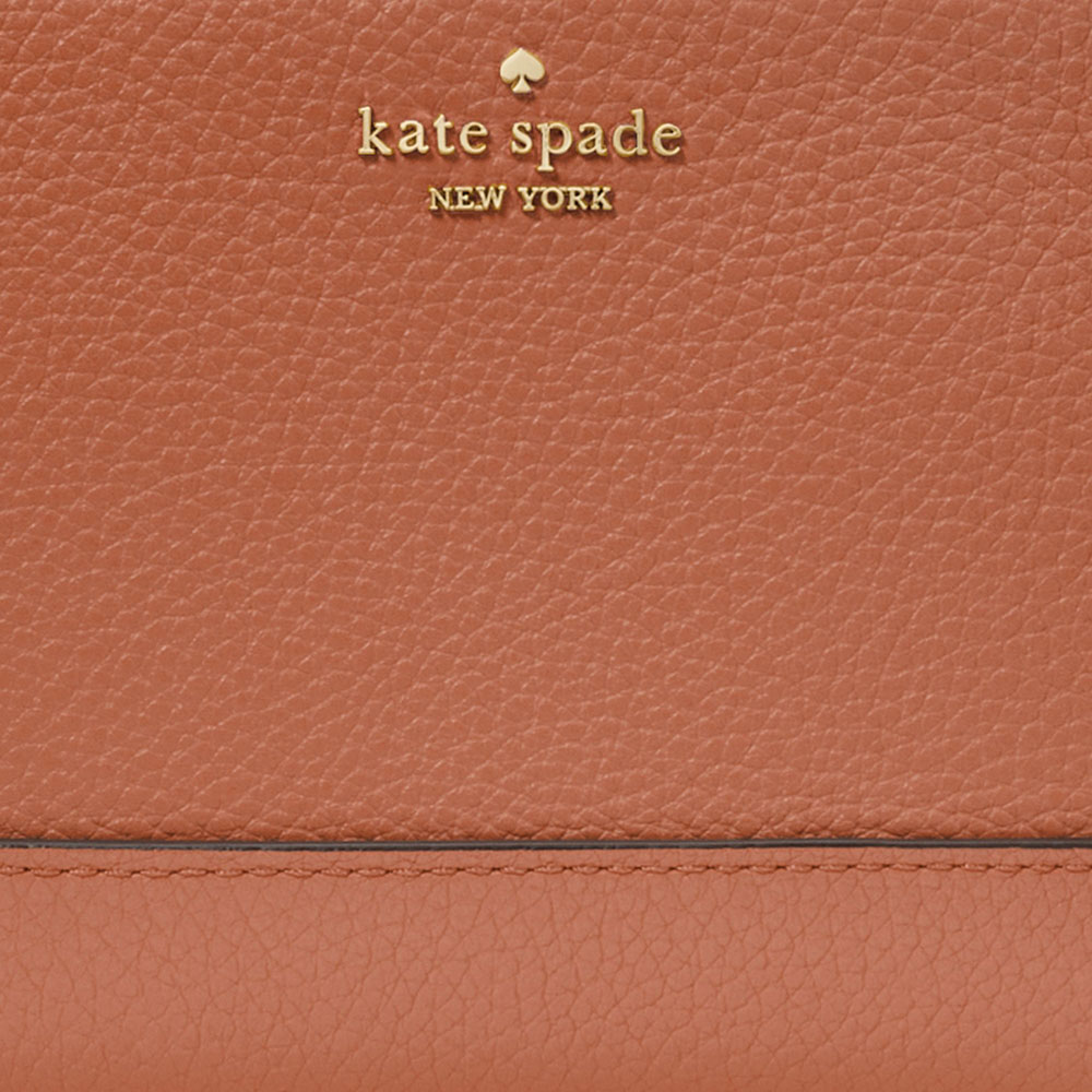 Kate Spade Lena Convertible Wristlet Warm Gingerbread # KH785