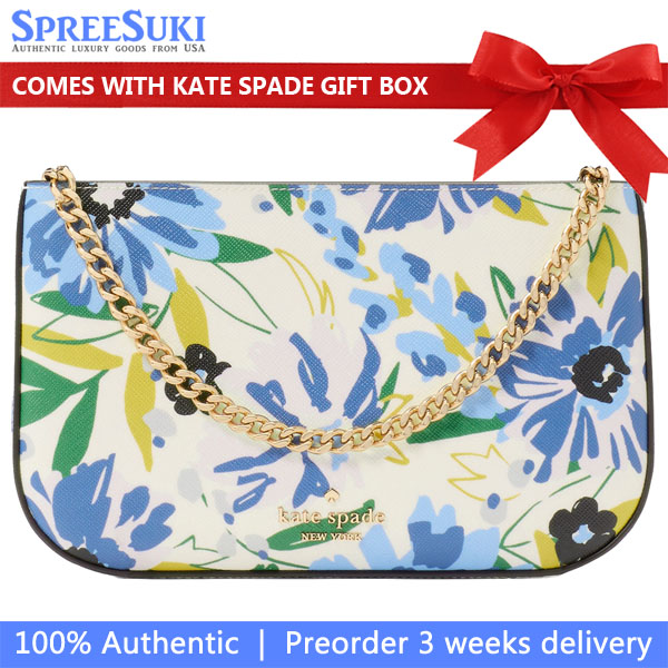 Kate Spade Madison Floral Lilly Pochette Cream Multi # KK947
