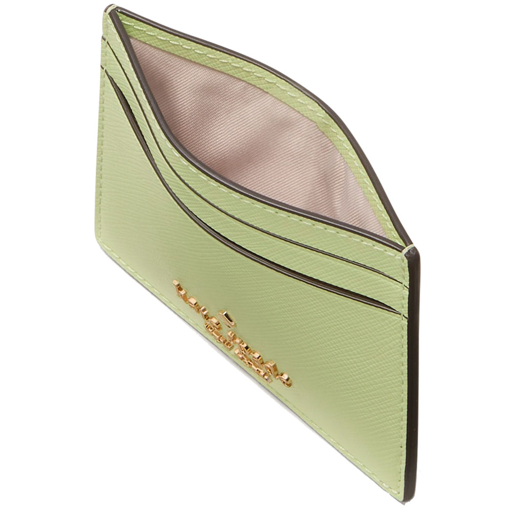 Kate Spade Madison Saffiano Leather Small Card Holder Matcha Latte # KI368