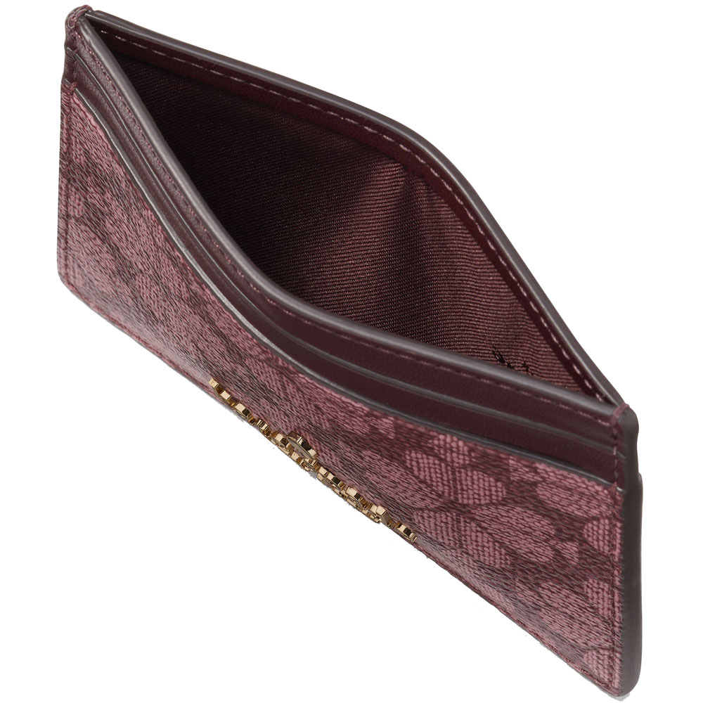 Kate Spade Spade Flower Small Slim Card Holder Grenache Multi # KI371