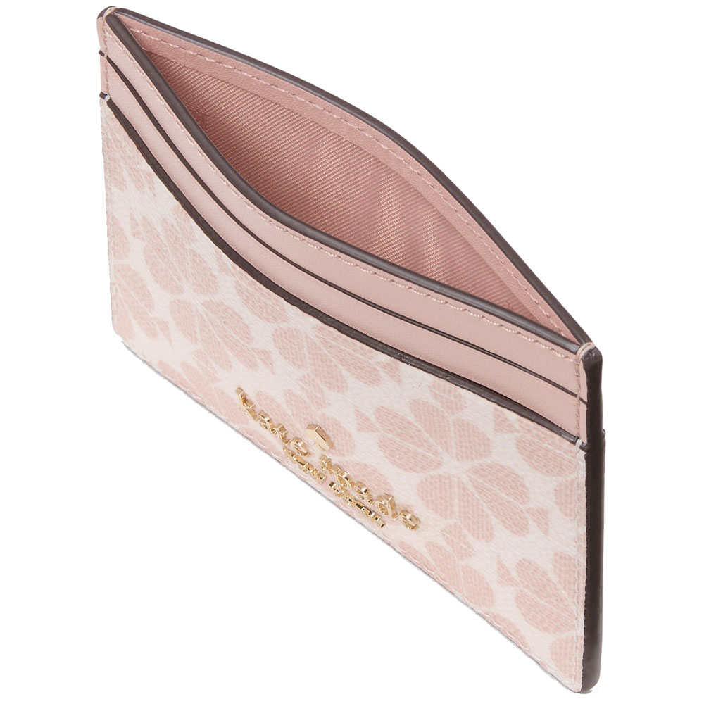 Kate Spade Spade Flower Small Slim Card Holder Rose Smoke Multi # KI371