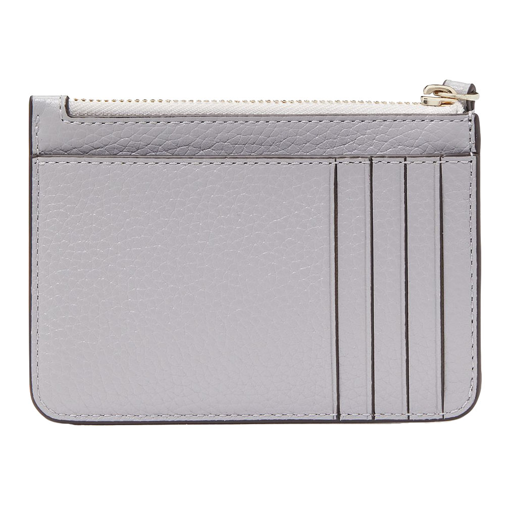 Kate Spade Lena Colorblock Small Card Holder Wristlet Mountain Grey Multi # KH790