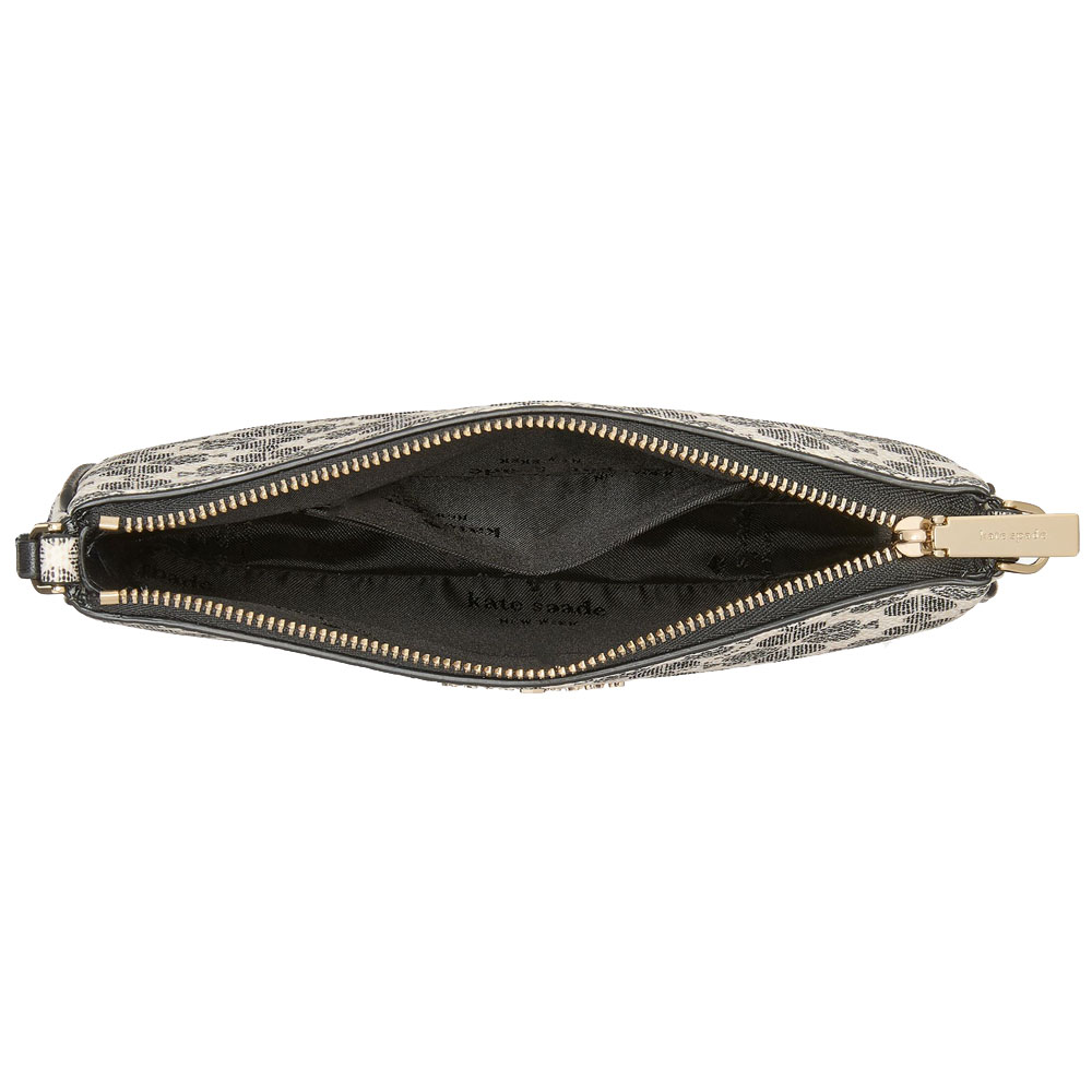 Kate Spade Spade Flower Convertible Wristlet Black Multi # KI378