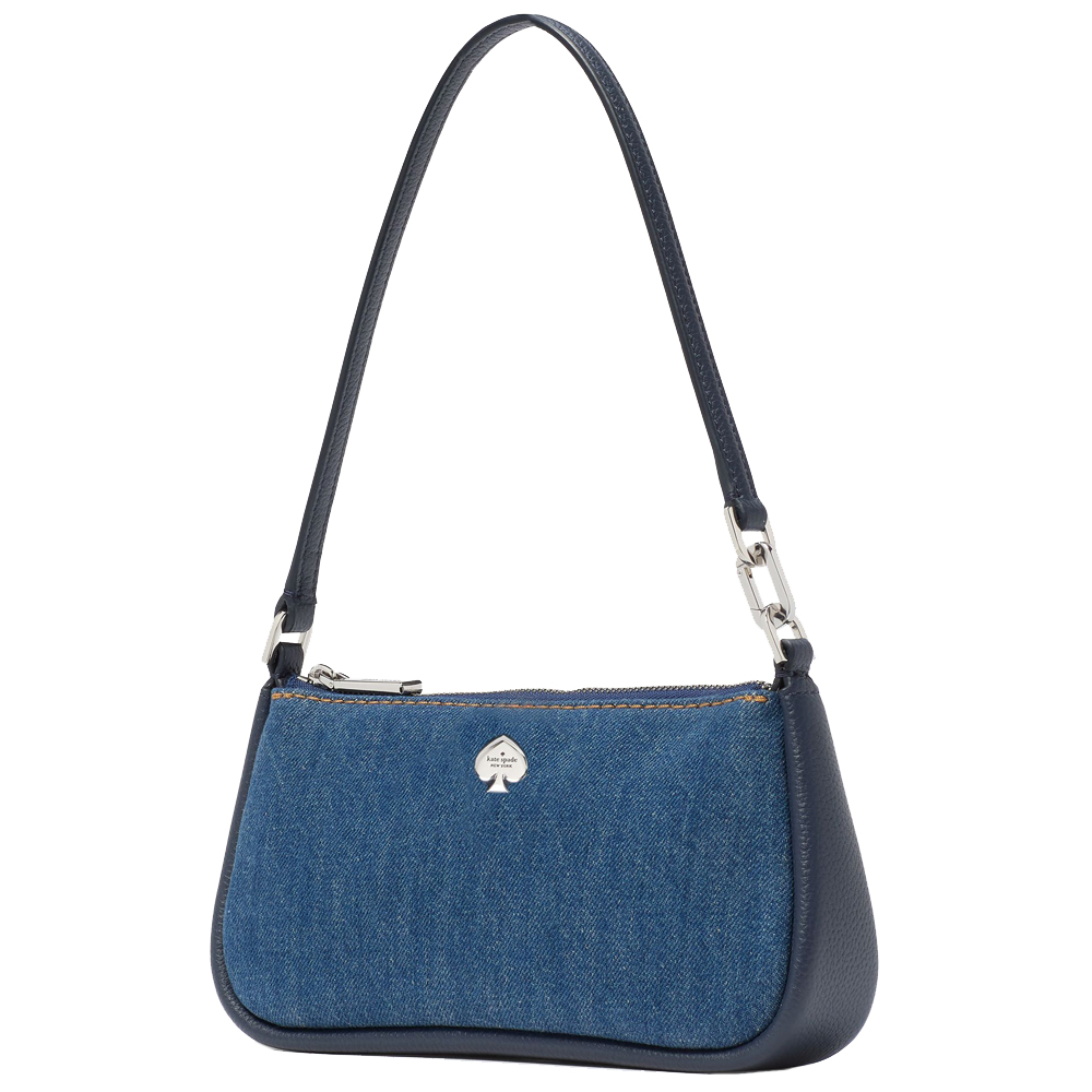 Kate Spade Kayla Denim Convertible Wristlet Blue Multicolor # KK119