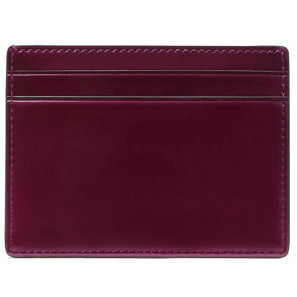 Kate Spade Kenzie Boxed Small Cardholder Dark Raspberry # KJ016