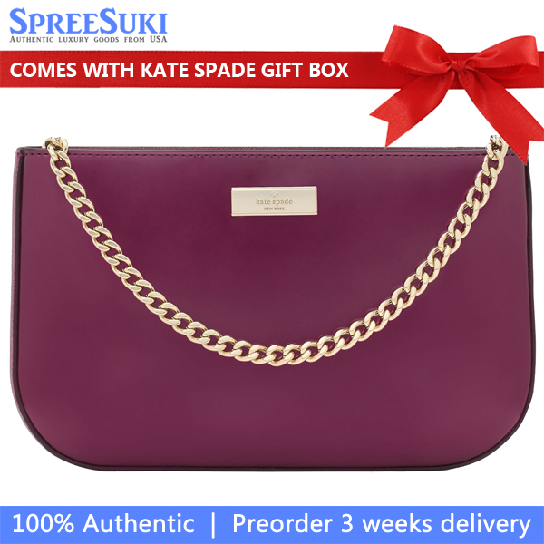 Kate Spade Kenzie Lilly Pochette Dark Raspberry # KJ019