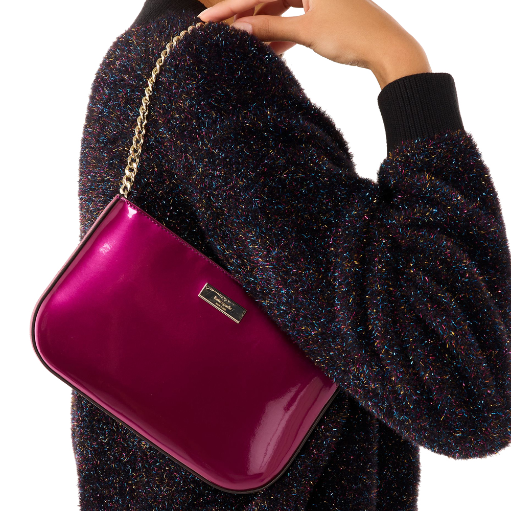 Kate Spade Kenzie Lilly Pochette Dark Raspberry # KJ019