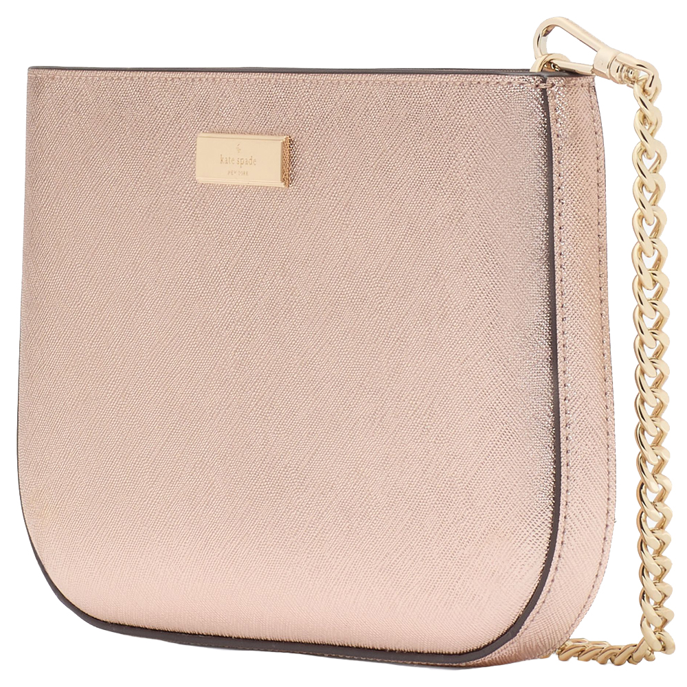 Kate Spade Kenzie Limited Edition Metallic Lilly Pochette Rose Gold # KI990