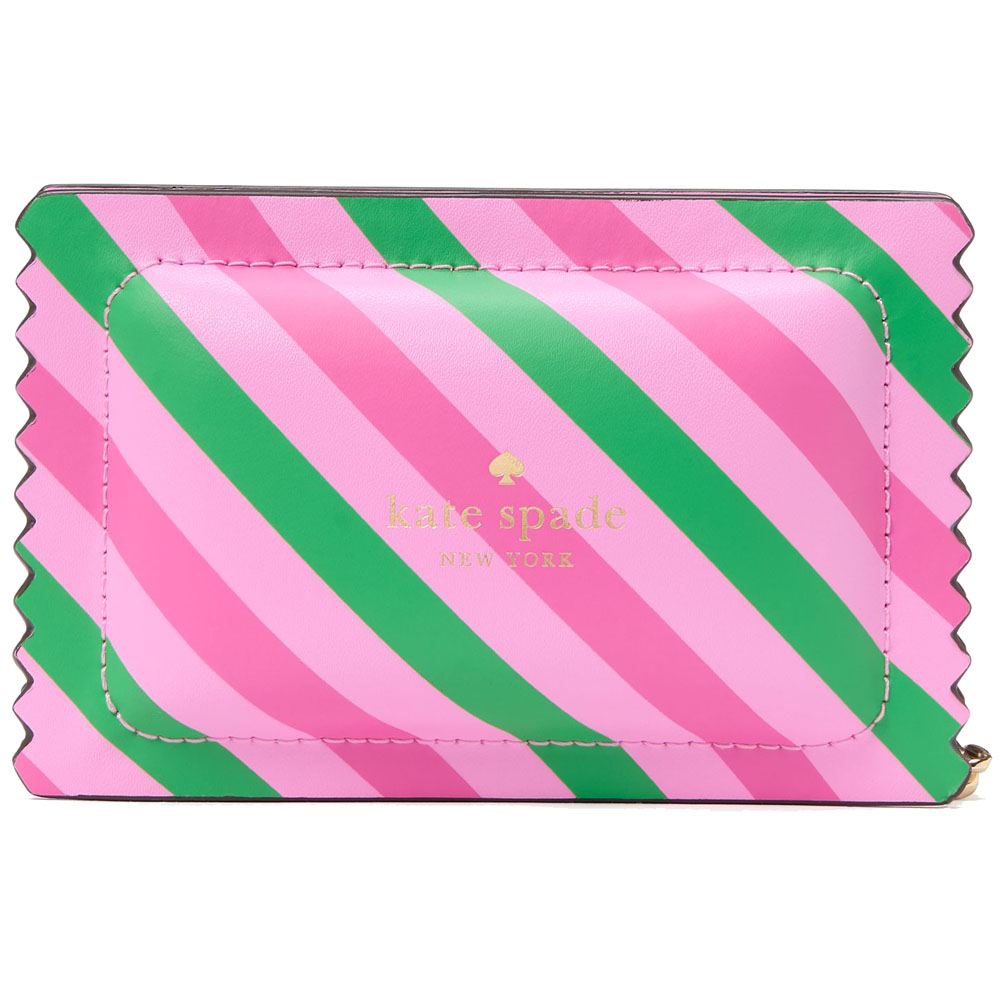 Kate Spade Bubble Gum 3D Small Card Holder Pink Multi # KK213