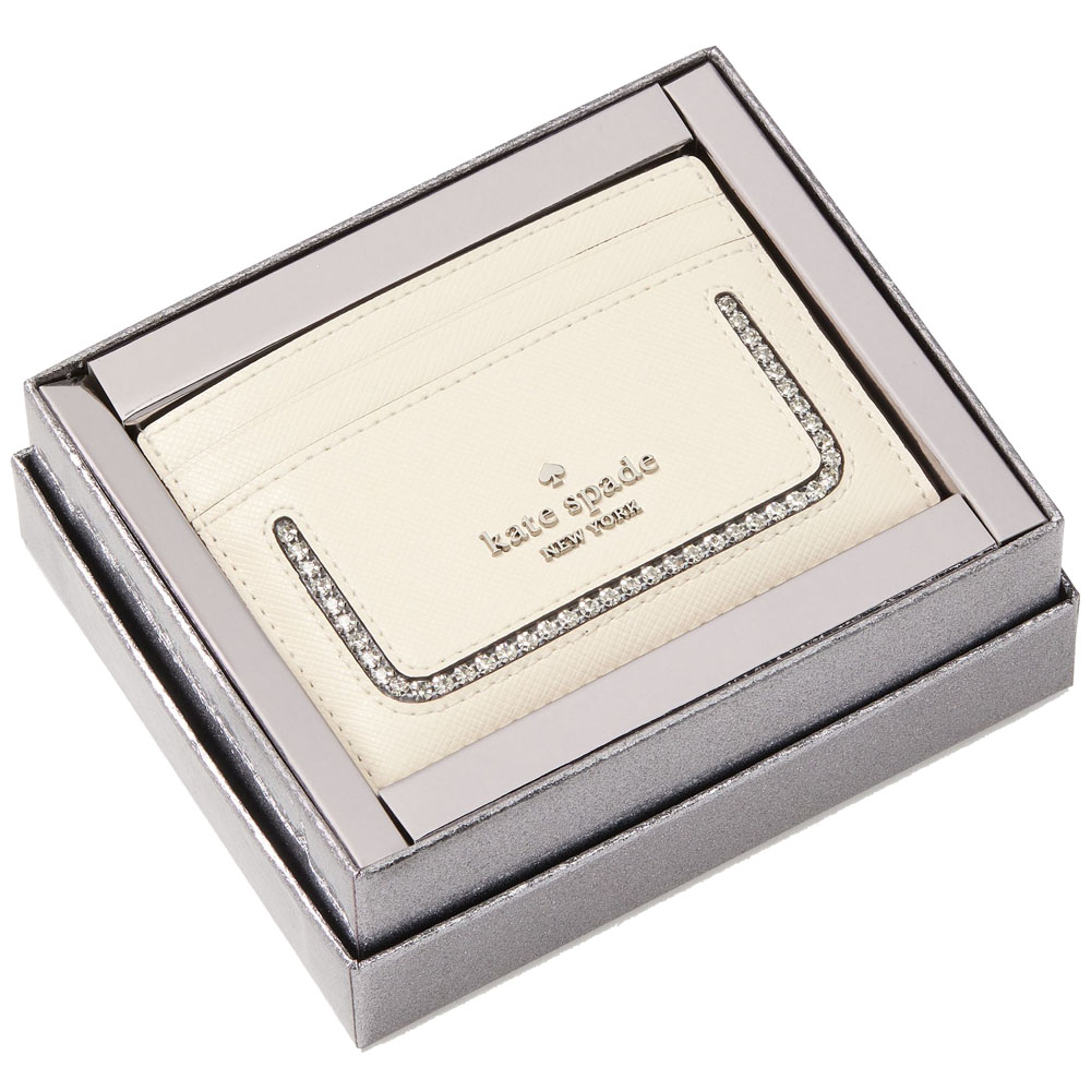Kate Spade Madison Boxed Small Cardholder Meringue Multi # KJ024