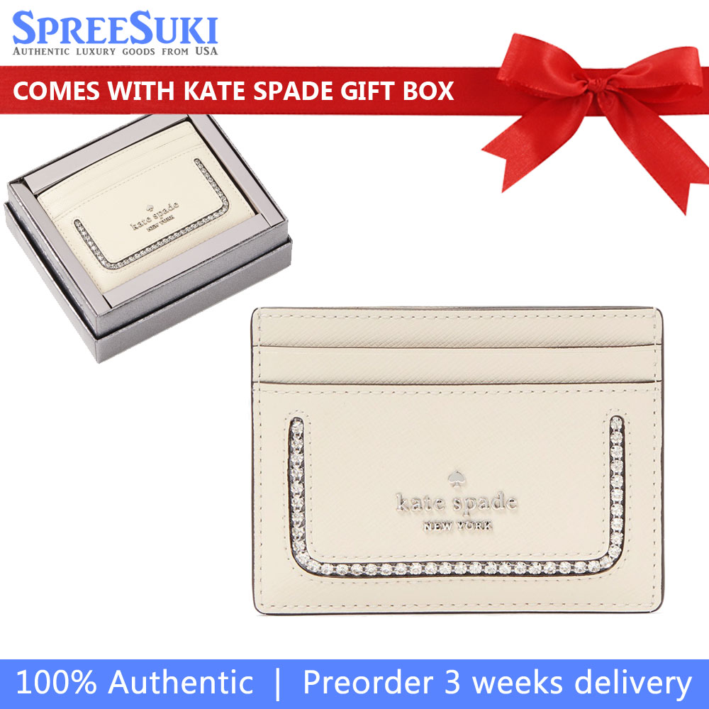 Kate Spade Madison Boxed Small Cardholder Meringue Multi # KJ024