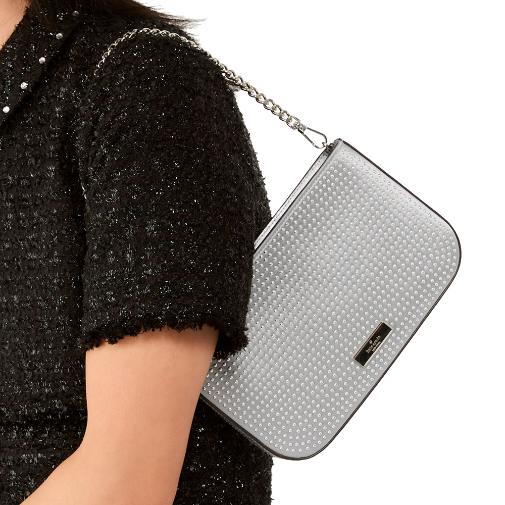 Kate Spade Madison Pochette Silver Multi # KJ049