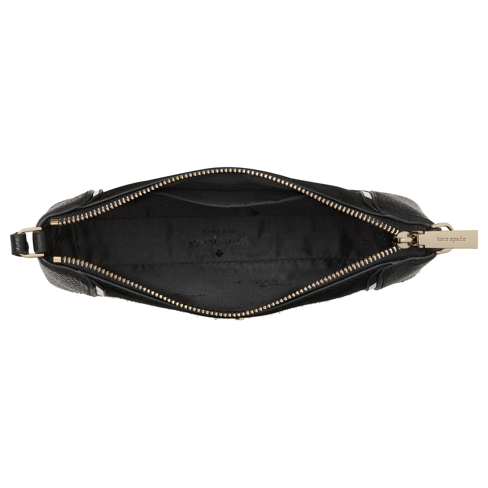 Kate Spade Lena Suede Convertible Wristlet Black Multi # KJ026
