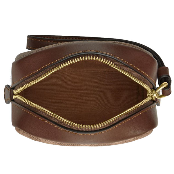 Coach Pouch Wristlet In Signature Canvas Tan Brown # CW907