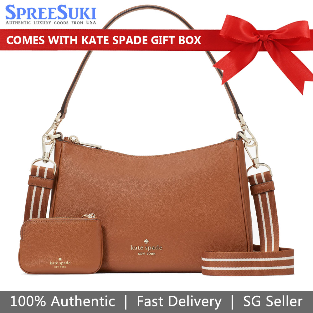 Kate Spade Crossbody Bag Sling Rosie Shoulder Bag Warm Gingerbread # KF086D1