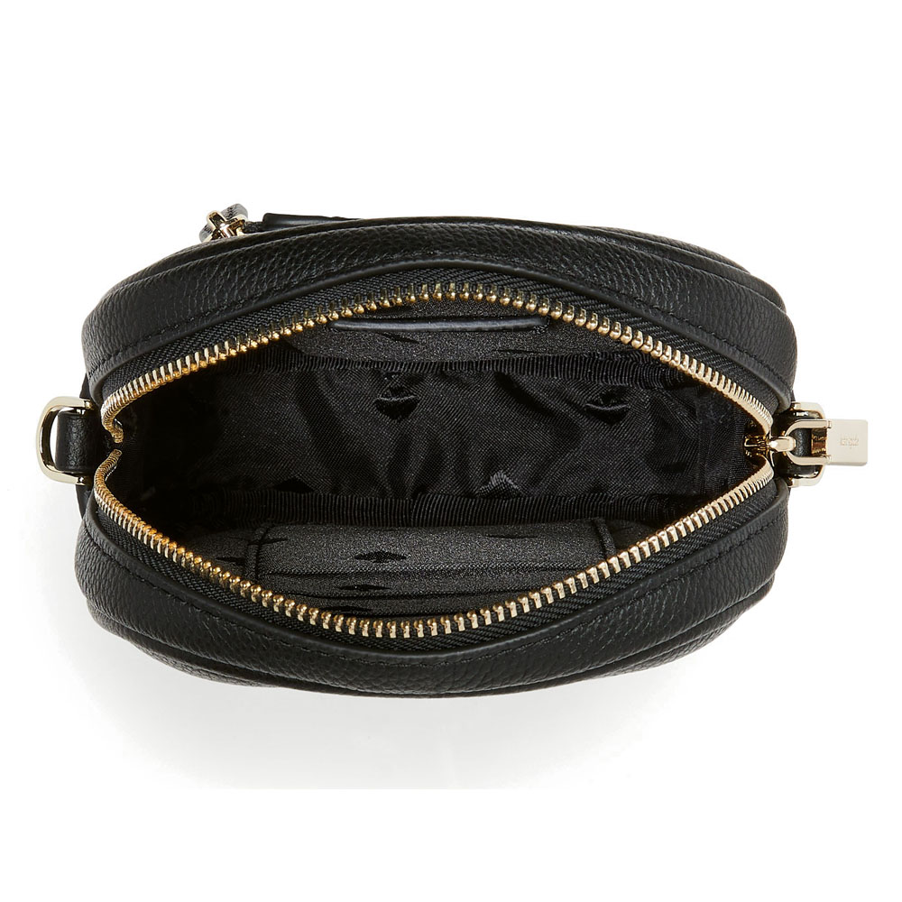 Kate Spade Crossbody Bag Sling Rosie Pebbled Leather North South Black # K4854D5