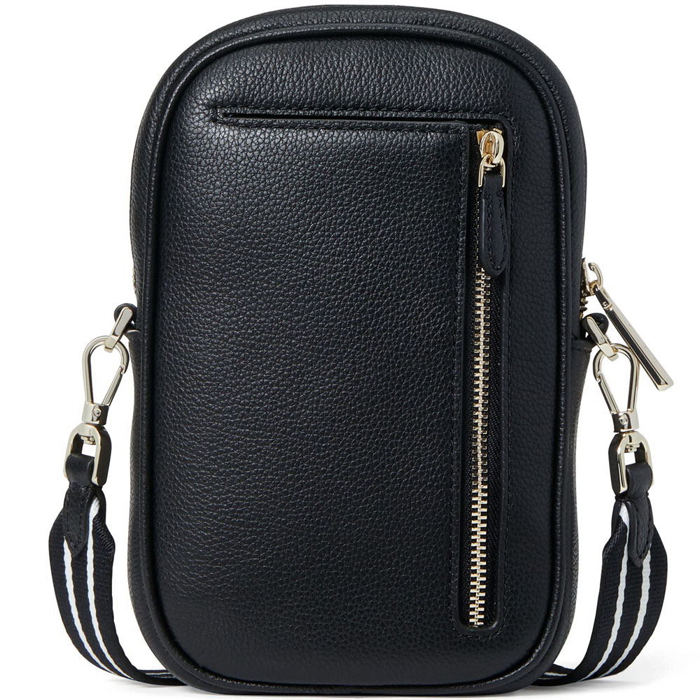 Kate Spade Crossbody Bag Sling Rosie Pebbled Leather North South Black # K4854D5