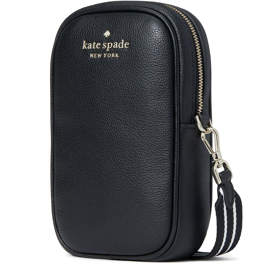 Kate Spade Crossbody Bag Sling Rosie Pebbled Leather North South Black # K4854D5