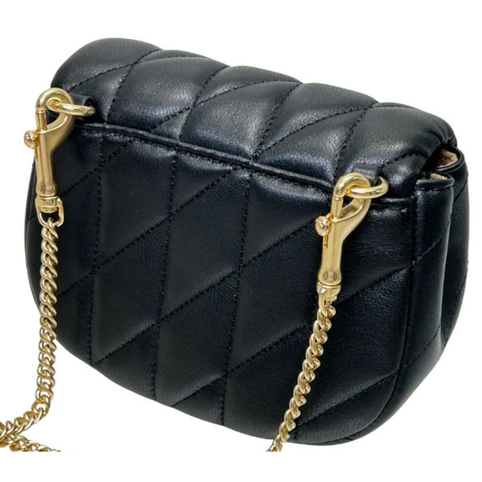 Coach Turnlock Card Case Black # CZ018