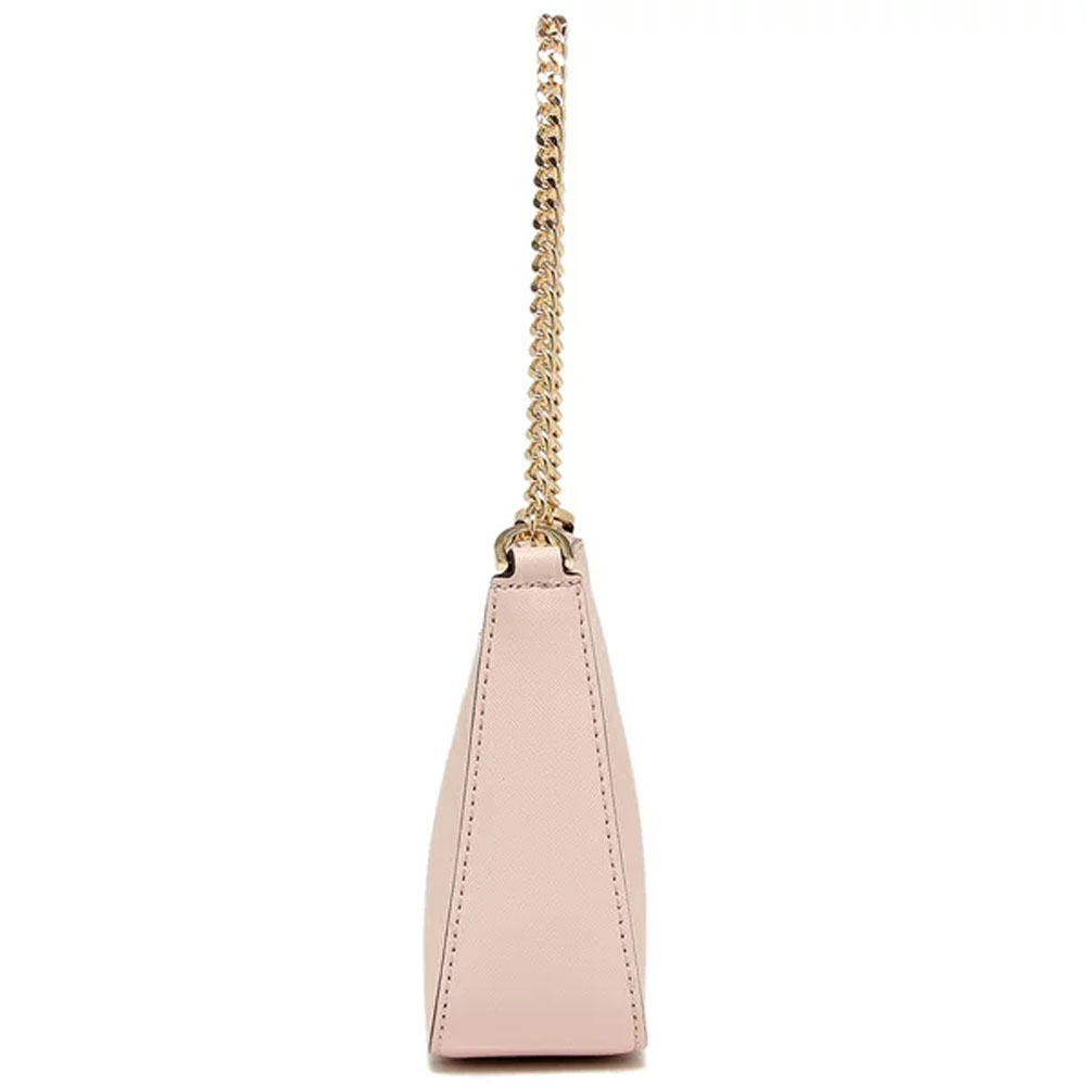 Michael Kors Medium Zip Pouchette Jet Set Travel Crossbody Bag Sling Powder Blush Pink # 35S0GTVU6L