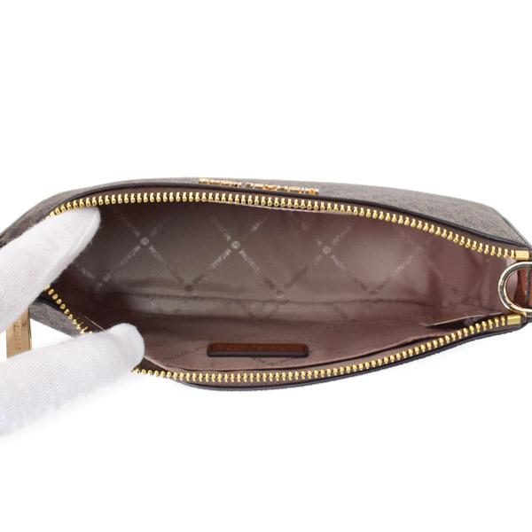 Michael Kors Crossbody Sling Bag Jet Set Travel Small Crossbody With Tech Attach Brown # 35S2GTVC1B