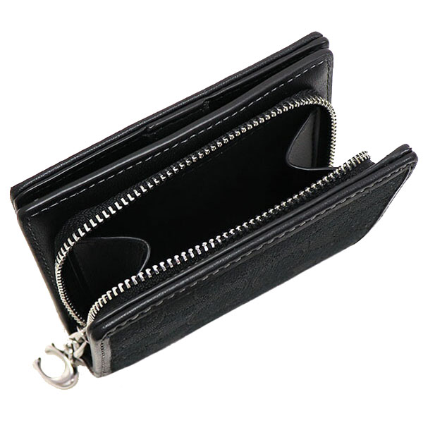 Coach Snap Wallet In Signature Jacquard Black # CU401